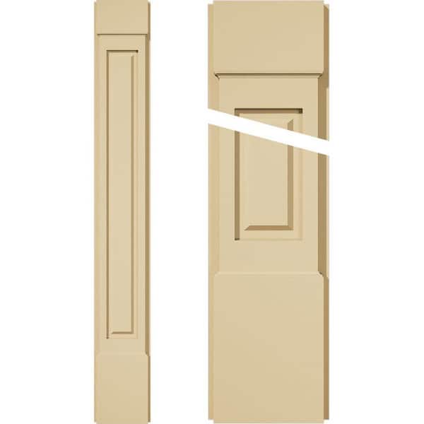 Ekena Millwork 2 in. D x 8 in. W x 60 in. L Primed Polyurethane Pilaster 1-Pack