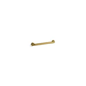 Occasion 18 in. Grab Bar in Vibrant Brushed Moderne Brass
