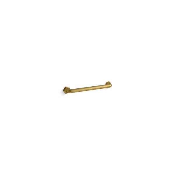 KOHLER Occasion 18 in. Grab Bar in Vibrant Brushed Moderne Brass