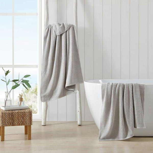 LANE LINEN Bath Sheets Bathroom Towel Set of 4, 100% Cotton Bath Sheet  Towels for Adult, Ultra Soft & Highly Absorbent Grey Large Bath Towels,  Shower