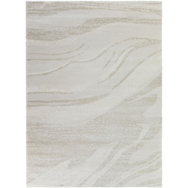 Bender Cream/Beige 5 ft. x 7 ft. Area Rug