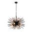 12-Light Black Sputnik Chandelier LZ3349-12-BA