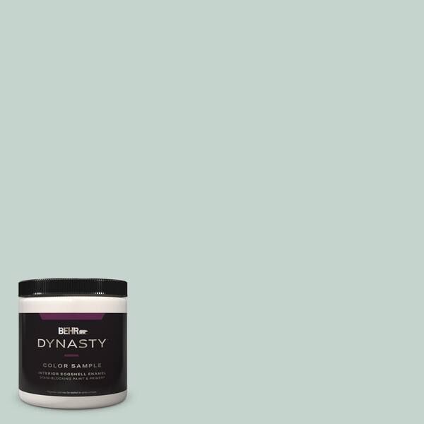 BEHR DYNASTY 8 oz. #N430-2 Natures Reflection Eggshell Enamel Stain-Blocking Interior Paint & Primer Sample