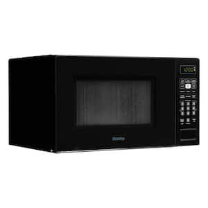 17.32 in. 0.7 cu. ft. Countertop Microwave in Black with Auto Cook, Express Cook, Child Safety Lock