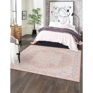 Whitney Milano Powder Pink 7 ft. 10 in. x 7 ft. 10 in. Area Rug