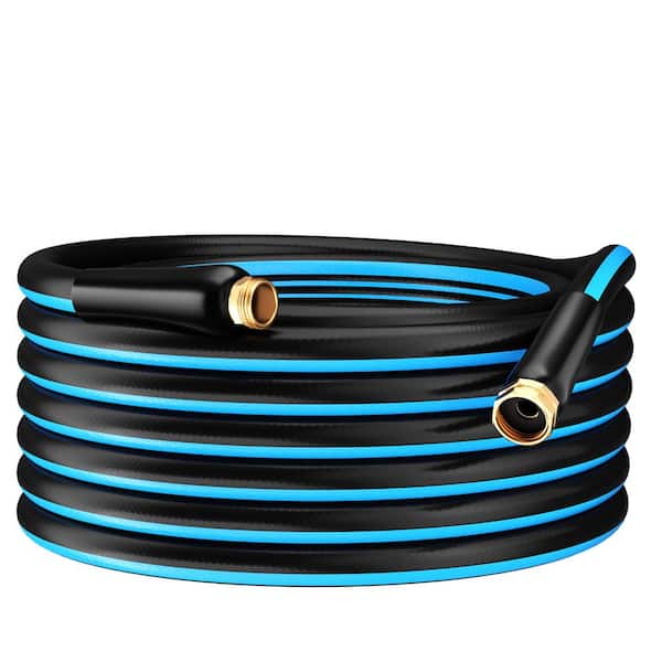 GardenJoy PVC Garden Hose 5/8 in. x 75 ft. Heavy-Duty Durable Hose Outdoor Water Hose