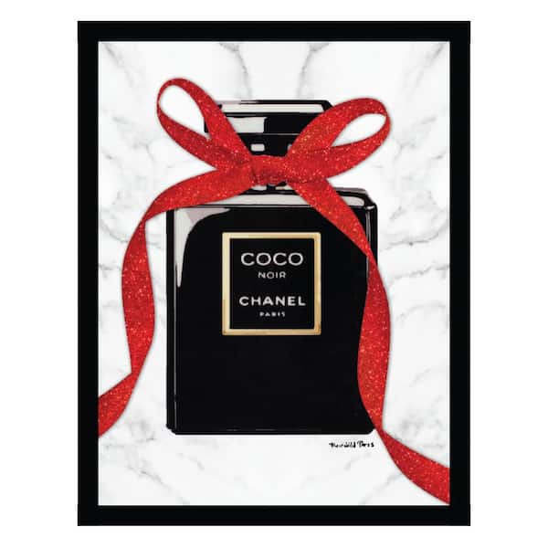 VENICE BEACH Collections Designer Fashion Glam Perfume Bottle by Fairchild Paris Framed Graphic Print Abstract Poster Art Print 18 in. x 14 in.