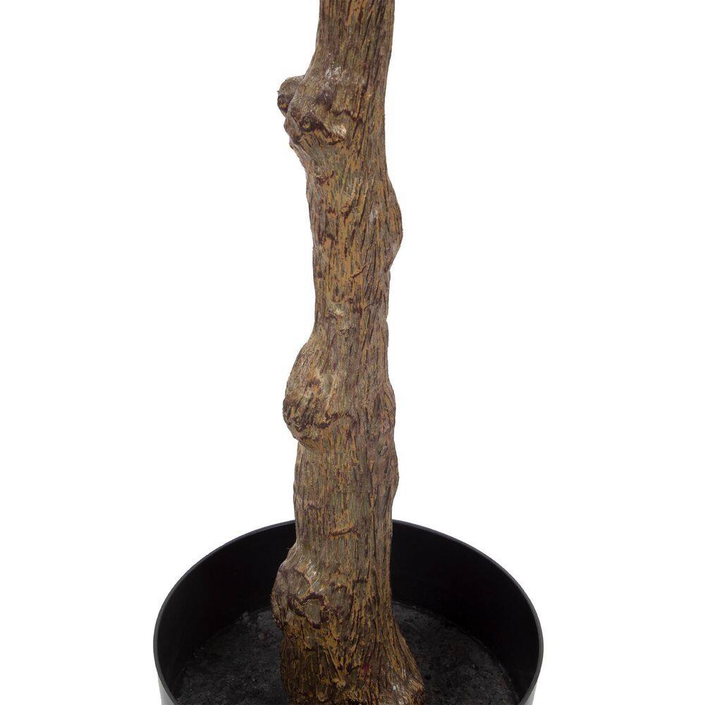 Lush Green 51" Artificial Rubber Plant in Durable Pot