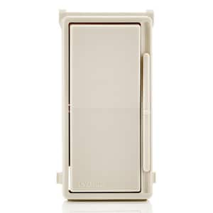 Decora Slide Dimmer Switch Faceplate with Locator Light - Light Almond