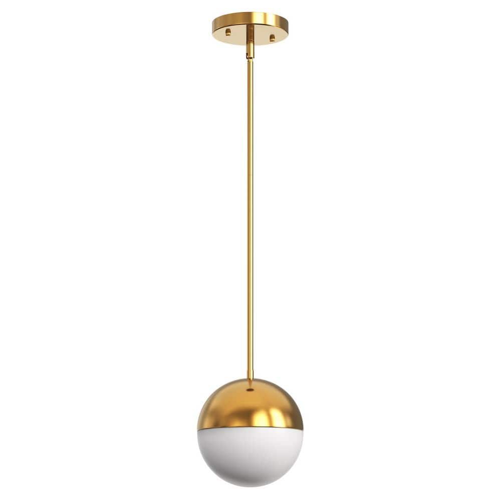 1-Light Brushed Copper Half-Sphere Metal Pendant Light, Modern Hanging Fixture E26 for Kitchen Island Dining price history on PriceWatchPro