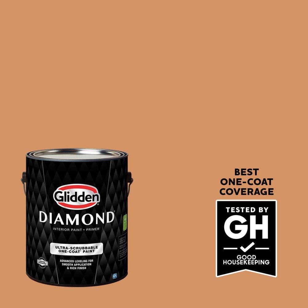 1 gal. PPG1201-5 Pumpkin Patch Satin Interior Paint with Primer price history on PriceWatchPro