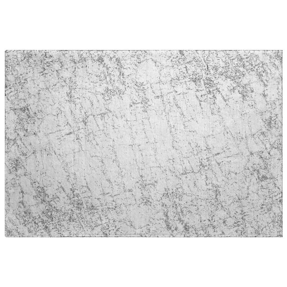 Dream Shag Premium Machine Washable Abstract ADS606 Gray 2 ft. x 3 ft. Accent Rug price history on PriceWatchPro