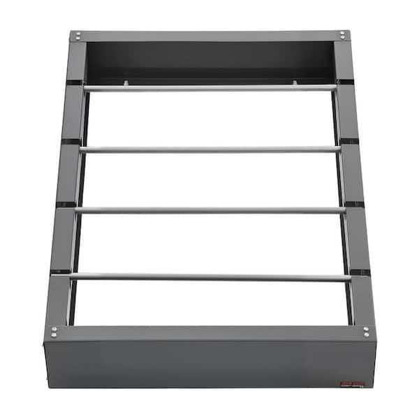 Wire Spool Rack 4-Adjustable Rods Cold-Rolled Wire Spool Holder Wall Mounted Wiring Storage 150 lbs. Capacity