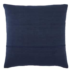 Behati Blue 22 in. x 22 in. Down Fill Throw Pillow