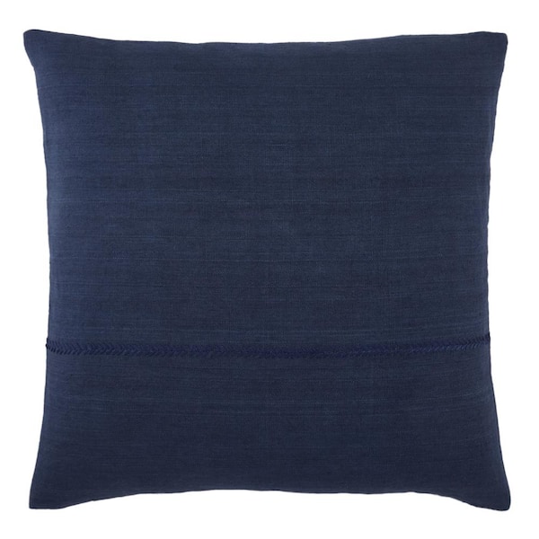 Behati Blue 22 in. x 22 in. Down Fill Throw Pillow BRW103467 The Home