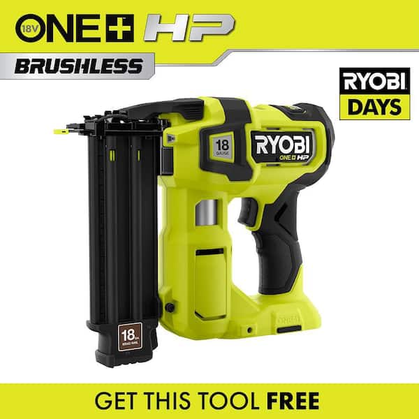 ONE+ HP 18V 18-Gauge Brushless Cordless AirStrike Brad Nailer (Tool Only)