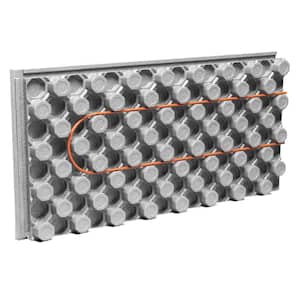 24 in. x 48 in. x 3.375 in. Insulated Radiant Panel R10 Type II Kit (8 Panels/Box) - 64 sq. ft.