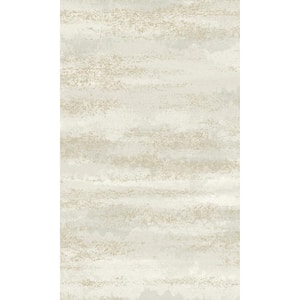 Cream Hazy Sky Textured Non-Woven Paper Non-Pasted the Wall Double Roll Wallpaper