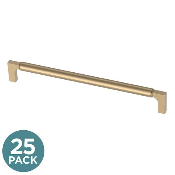 Liberty Artesia 8-13/16 in. (224 mm) Modern Champagne Bronze Cabinet Drawer Bar Pulls (25-Pack)