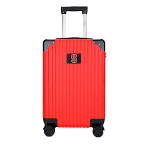 Stanford Cardinal premium 2-Toned 21 in. Carry-On Hardcase in Red