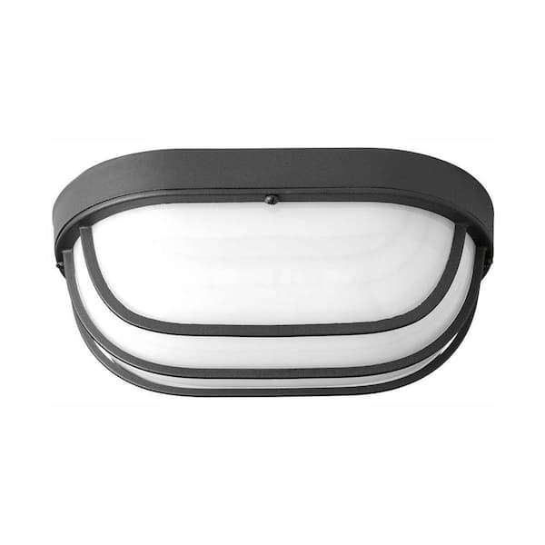 Progress Lighting 1-Light Black LED Bulkhead