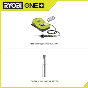ONE+ 18V Hybrid Soldering Station (Tool-Only) with extra Chisel Point Soldering Tip