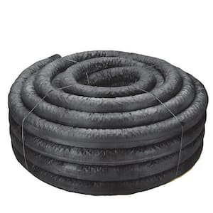 4 in. x 250 ft. Corex Drain Pipe Perforated with Sock