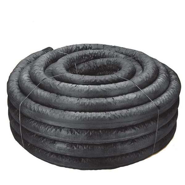 Advanced Drainage Systems 4 in. x 250 ft. Corex Drain Pipe Perforated with Sock