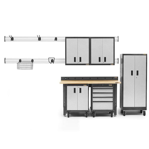 Duramax 11-Piece Garage Storage Combo Set with Workbench, Tool Chests, Wall  Cabinets and Free Standing Cabinets