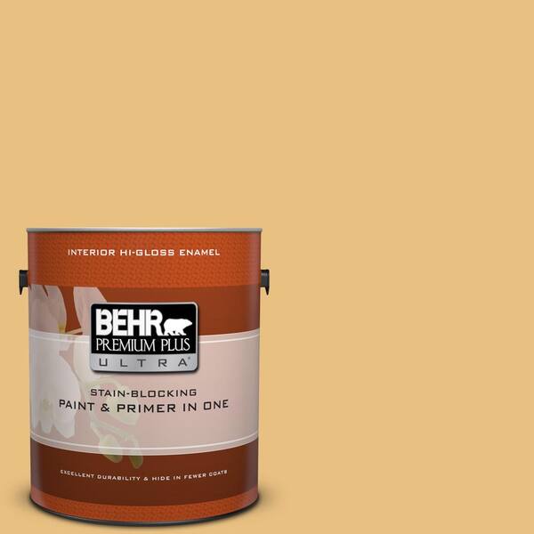 BEHR Premium Plus Ultra 1 gal. #PPU6-14 Charismatic Hi-Gloss Enamel Interior Paint and Primer in One