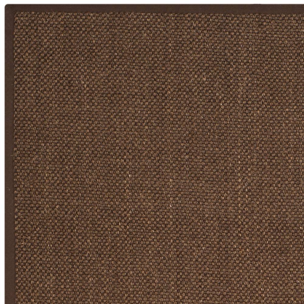 Handmade Brown Wool and Cotton Non-slip Area Rug, 8' x 10'
