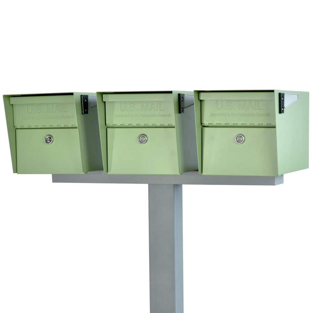Mail Boss Mail Manager X3 Locking Mailbox Combo Kit w/ Granite In
