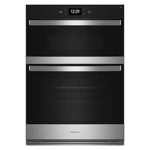 27 in. Electric Wall Oven & Microwave Combo in Fingerprint Resistant Stainless Steel with Air Fry