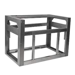 Standard Grill Module 28- 48 in. Adjustable Outdoor Kitchen Framing Module for Drop-In Grill in Galvanized Steel