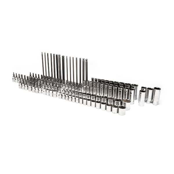3/8 in. Drive 6-Point Socket and Bit Sockets (114-Pieces)