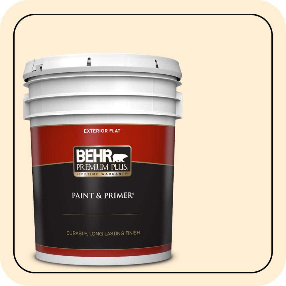 5 gal. #M270-1 Pearly White Flat Exterior Paint & Primer price history on PriceWatchPro