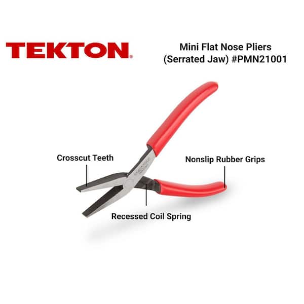 ほいみん TEKTON Mini Flat Nose Pliers PMN21001 - The Home Depot