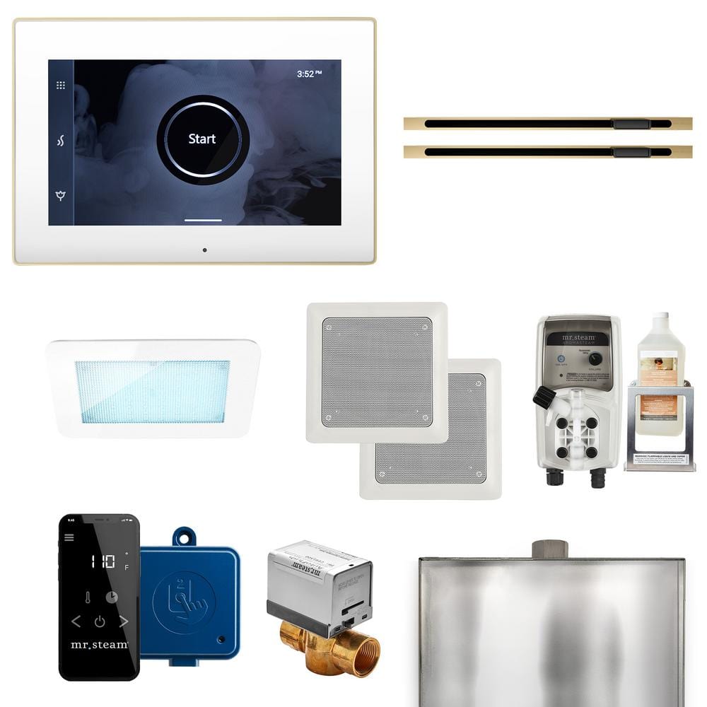 Max Shower S90 5kW Stea Shower Unit Package Of 240 Volt \u0026ap; 1-Phase With  ISteaX Shower Steamers In Bulk, image size:1000x1000