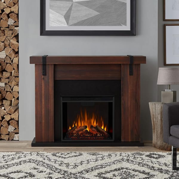 Real Flame Aspen 49 In Freestanding, Home Depot Fireplaces Tv Stand
