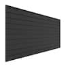 Proslat PVC Slatwall 8 ft. x 4 ft. Charcoal 88105 - The Home Depot