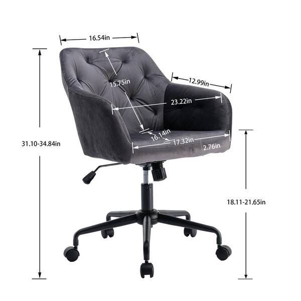 office chair maximum seat height