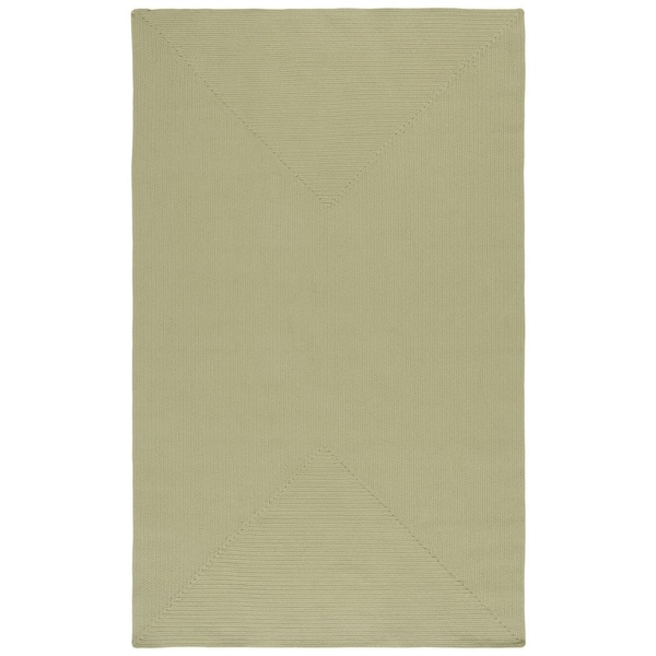 SAFAVIEH Braided Sage 6 ft. x 9 ft. Machine Washable Solid Color Gradient Area Rug