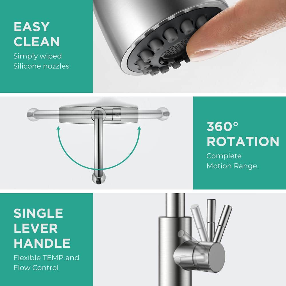 Matte Black 4-Piece Rust Resistant Bathroom Hardware Set