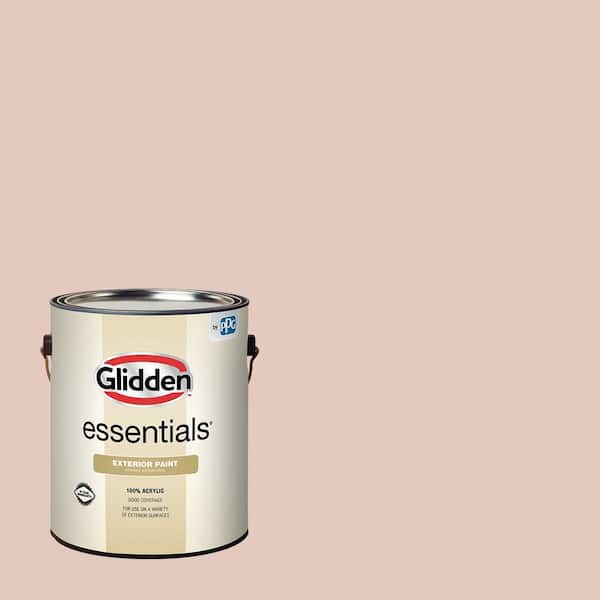 Glidden Essentials 1 gal. PPG1068-3 Sultan Sand Semi-Gloss Exterior Paint