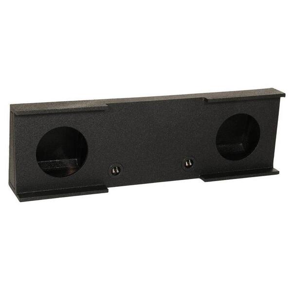 Q POWER Dual 10 in. Q Bomb Subwoofer Box 4-Door Crew Trucks (2-Pack)