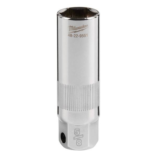 Milwaukee 3/8 in. Drive 5/8 in. Spark Plug Socket 48-22-9551 - The 