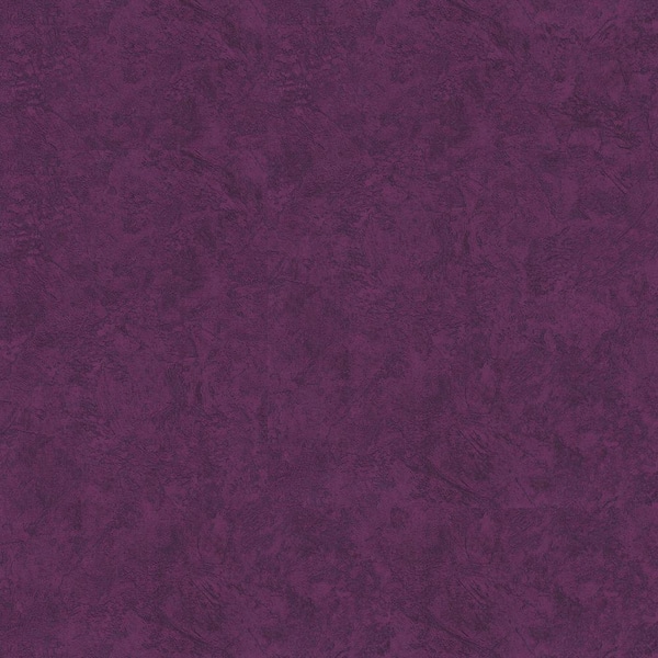 The Wallpaper Company 56 sq. ft. Purple Faux Plaster Wallpaper