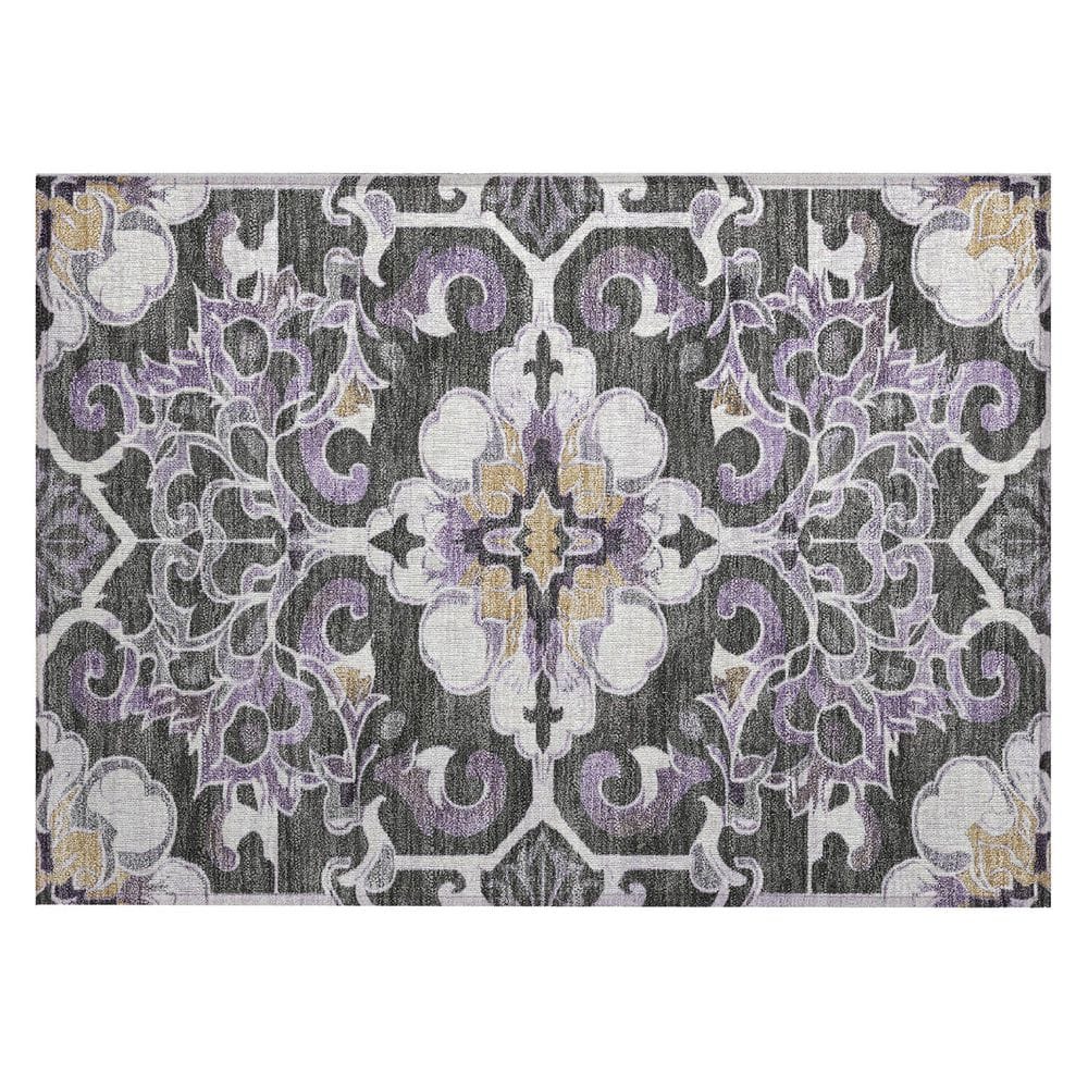 Chantille Machine Washable Indoor/Outdoor Abstract ACN1947 Purple 2 ft. x 3 ft. Accent Rug price history on PriceWatchPro