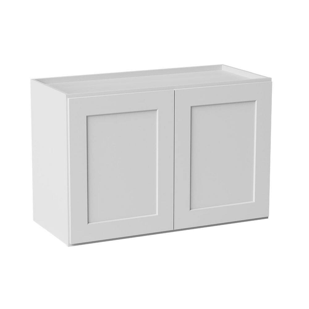 36 in. W x 24 in. D x 24 in. H Ready to Assemble Solid Wood Shaker Wall Kitchen Cabinet in White price history on PriceWatchPro