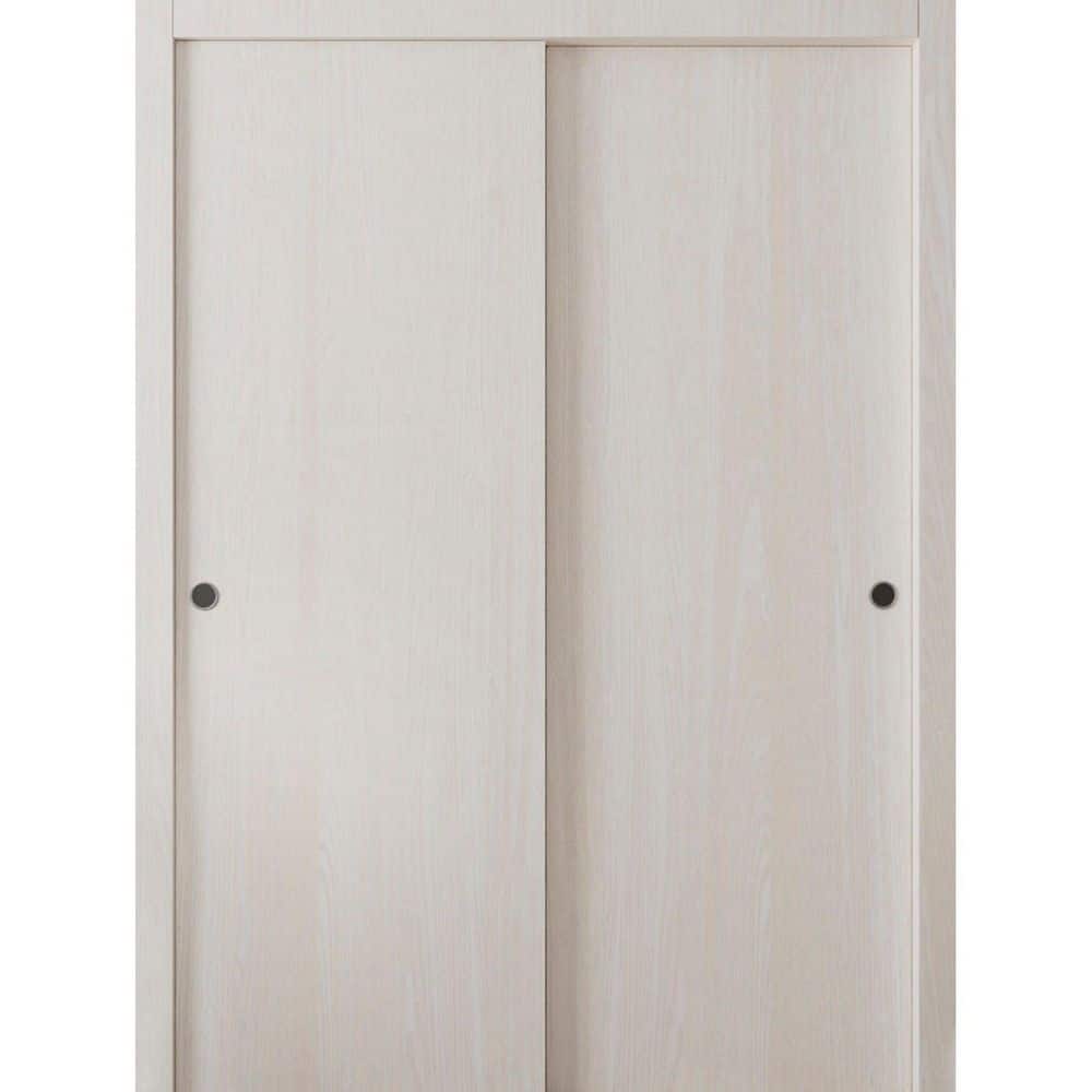 Assembly Required 3011-56 in. x 80 in. Reversible Ash Franko Color Solid Core Wood Sliding Door Kit w/Separate Jamb price history on PriceWatchPro